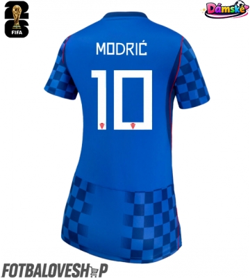 Chorvatsko Luka Modric #10 Dámské Venkovní Dres MS 2026 Krátký Rukáv